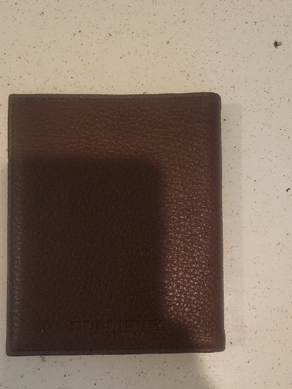 Burberry Brown Leather Notebook Journal Gold Edge Pages Italy Unused - Picture 4 of 7